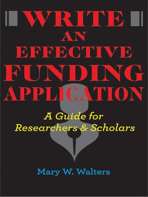 cover image of Write an Effective Funding Application